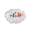 Ins-style glacier glass breakfast plates, fruit plates, creative internet-famous sauce plates, home pastries, Western food plates Item Picture